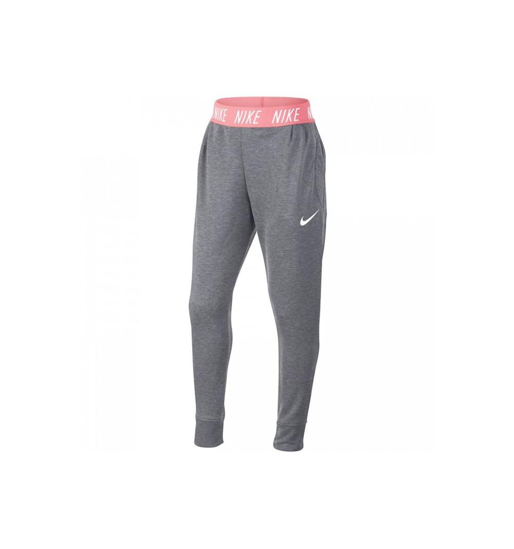 Pantalón Nike Girls Dri Grey-Pink