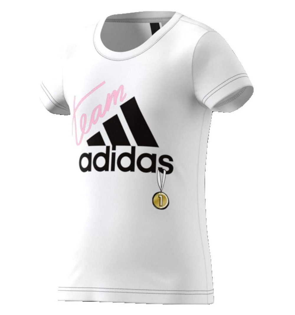 Camiseta Adidas YG Id Graphic White