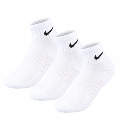 Calcetin Nike Perform. Cushioned Tobillo White