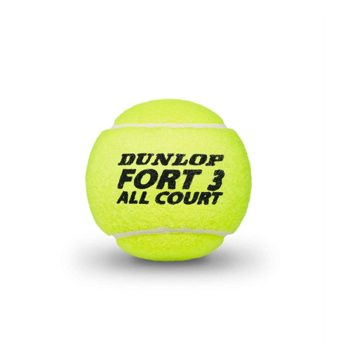 Bote 3 pelotas Dunlop Tennis Fort All Court