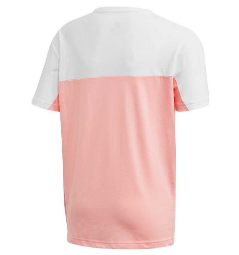 Camiseta Adidas Originals Niña Rosa-Blanca