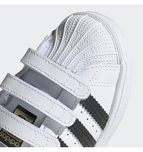 Adidas Superstar Velcro Blanca/Negra