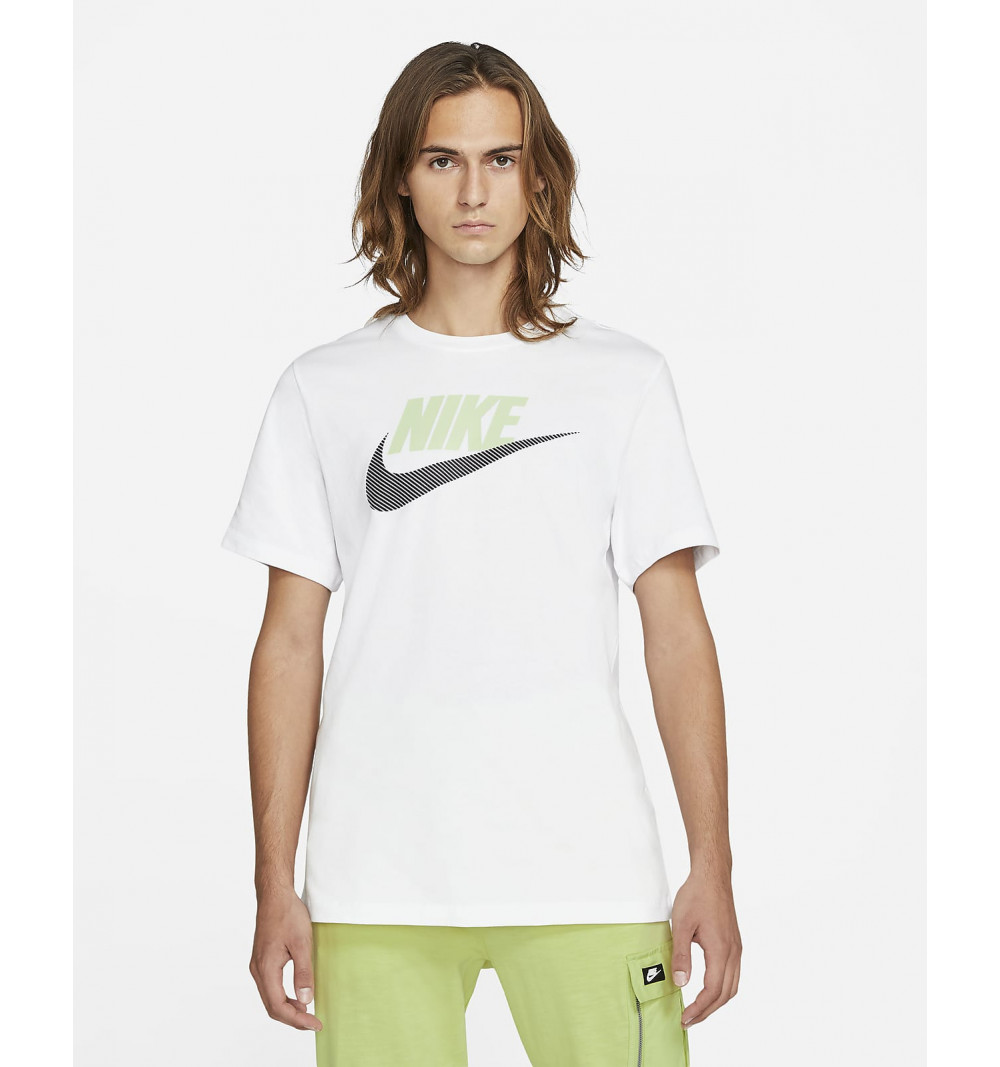 Viva Paquete o empaquetar colgar Camiseta Nike Hombre NSW Alt Brand Blanca