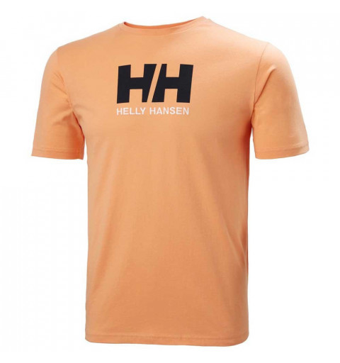 Camiseta Helly Hansen Logo Hombre Melón