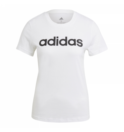 Camiseta Adidas Mujer Essentials Slim Blanca