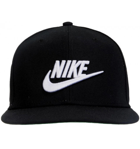Nike NSW Pro Futura Cappellino nero con logo nike bianco