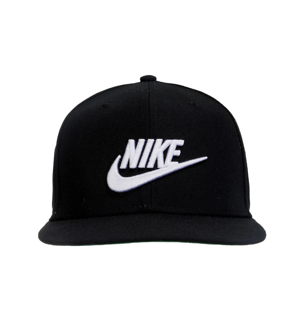 Nike NSW Pro Futura Cappellino nero con logo nike bianco