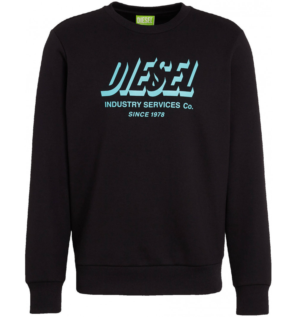 Diesel Men's Sweatshirt Girk Black A01802 9XX