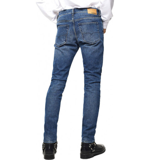 Herren Diesel Jeans Lustre Denim Blue Pants 00SID9 01