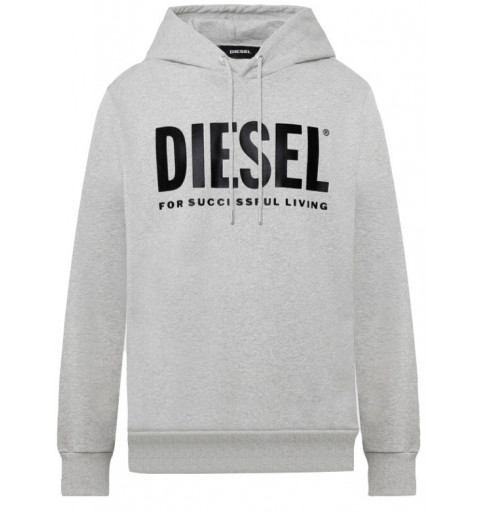 Diesel Men's Division Hoodie Gray 00SAQJ 912