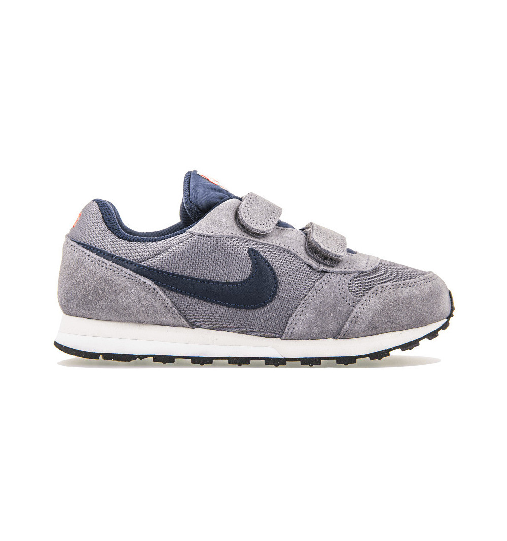 Nike Md Runner 2 Boys Running Shoes Gray Blue 807317 012