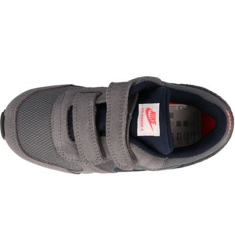 Sneaker Nike Md Runner 2 Gray Blue Velcro 806255 012