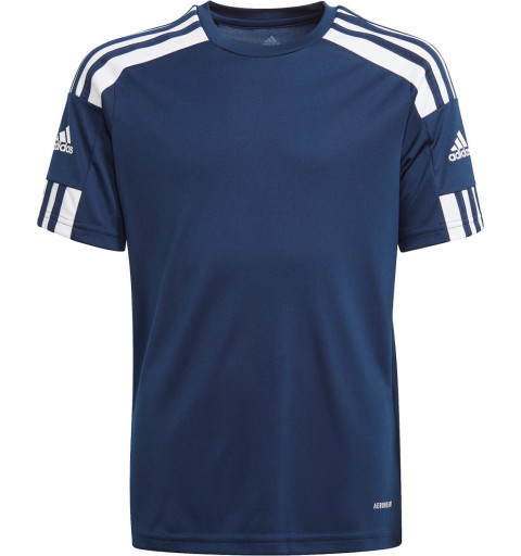 Camisa Adidas Kids Squad 21 azul marinho GN5745