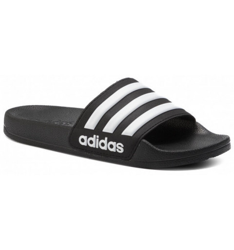 Adidas Children's Adilette Flip Flop Black and white G27625