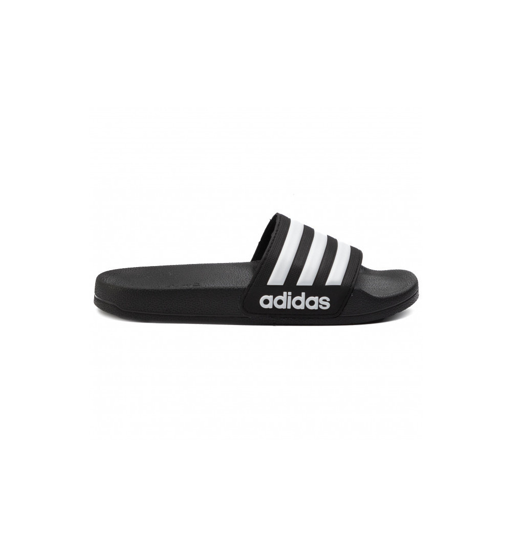 Adilette infantil flip flop preto e branco G27625 da Adidas