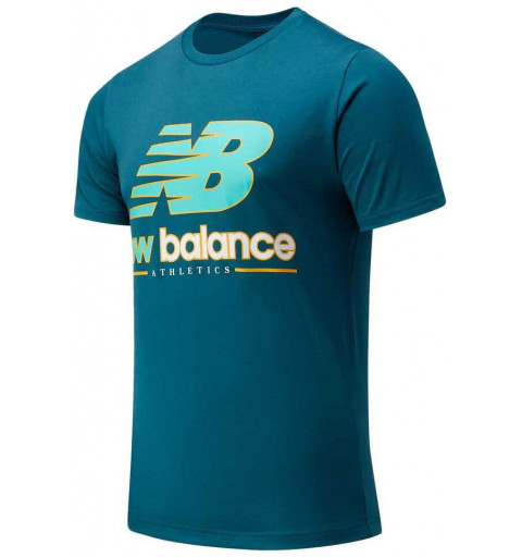 T-Shirt Men New Balance Athletics MT13534 MTL Blue
