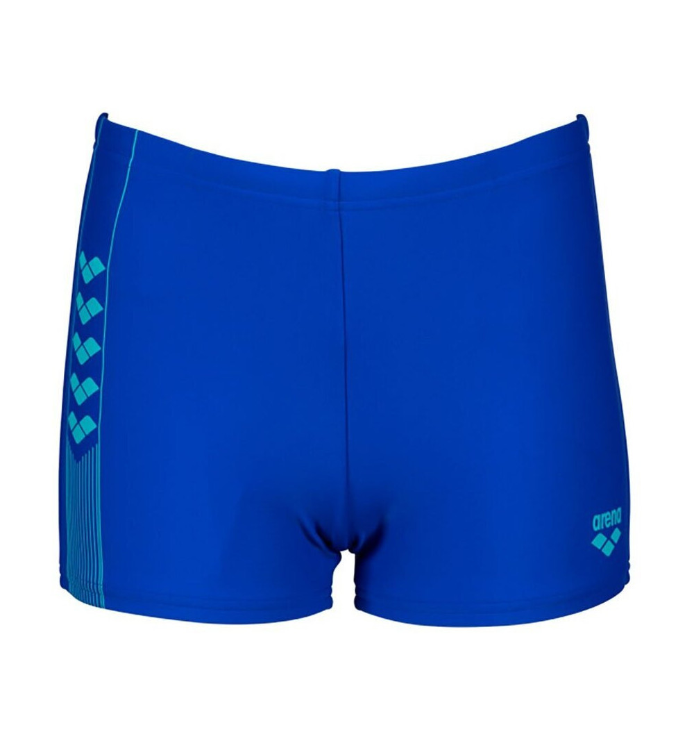 Boys Arena Swimsuit Linear Serigraphy Neon Blue 004749 880