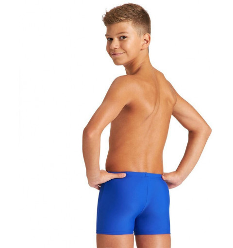 Boys Arena Swimsuit Linear Serigraphy Neon Blue 004749 880
