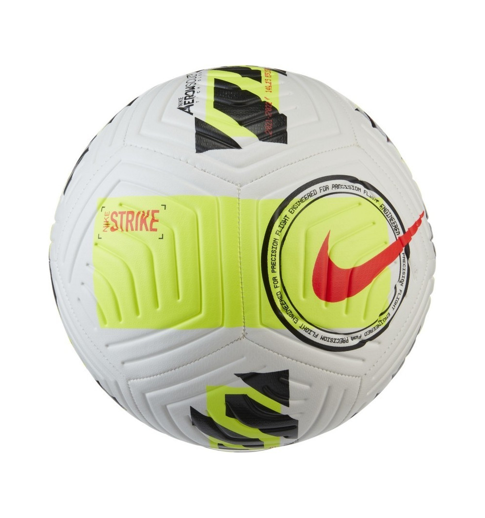 Balón Nike Fútbol Strike Talla 5 Blanco/Fluor