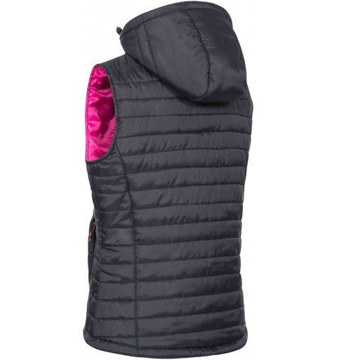 Trespass Women's Vest Aretha with Black Hood FAJKGIN20001 BLK