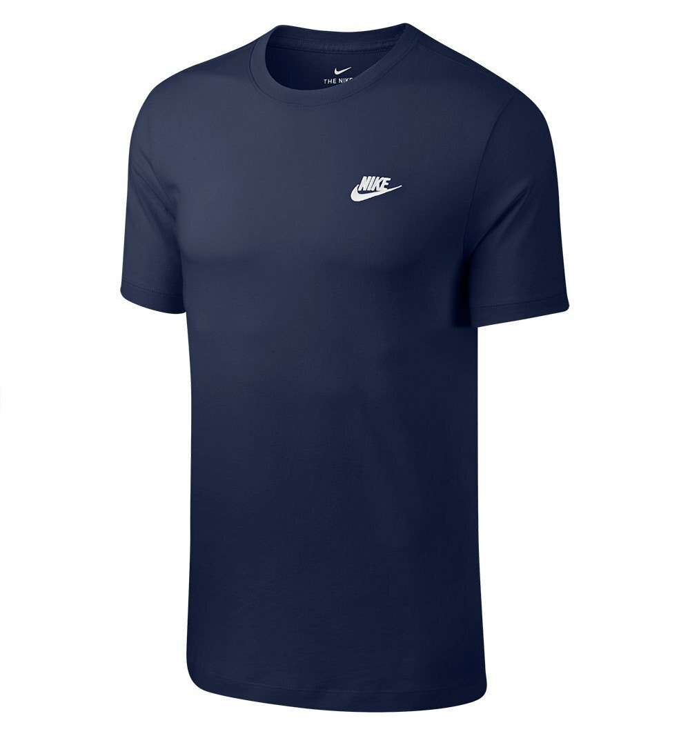 Enjuague bucal Aniquilar Retocar Nike Men's Basic Club Navy Blue Shirt AR4997 410