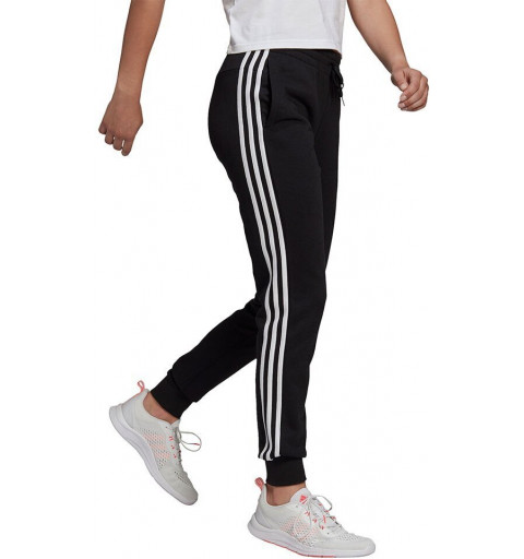 Hose Adidas Damen 3 Stripes Soft Plush Schwarz GM8733