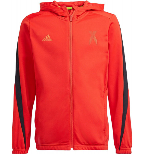 Adidas Junge X Fußball Roter Trainingsanzug H12154