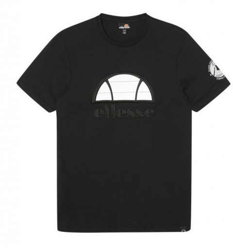 Camiseta Ellesse Hombre Manga Corta Vetos Negra SHK12438 011