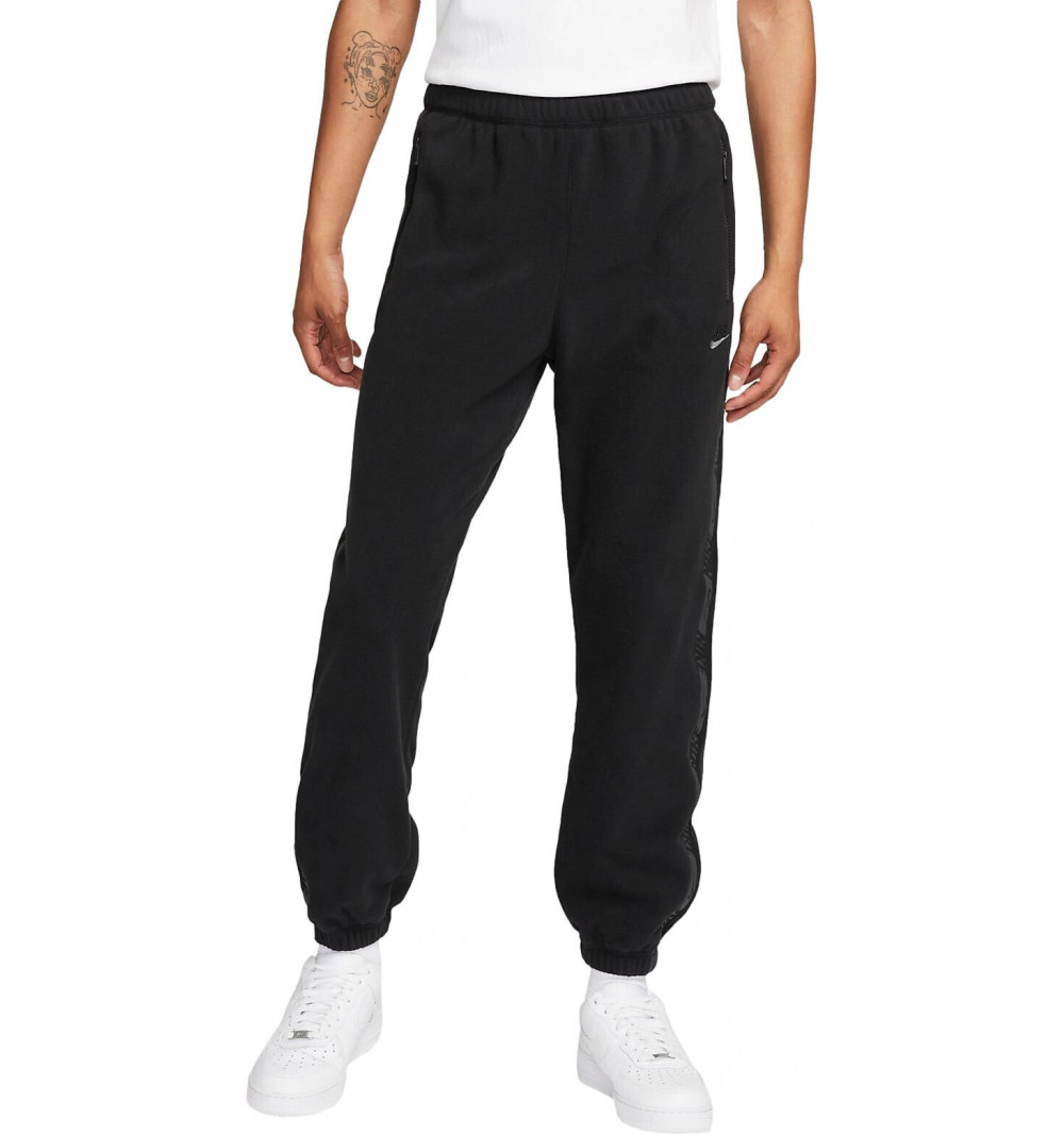 proyector Aventurero Condición previa Pantalón Nike Hombre Sportswear en Polar Therma-Fit Negro DO2619 010