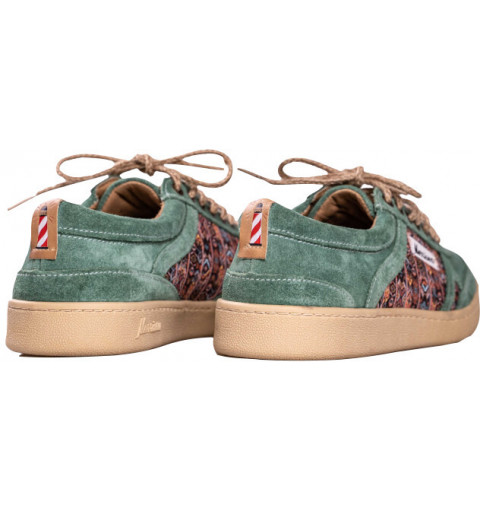 Morrison Unisex Maya Mint Green Ethnic Print Sneaker
