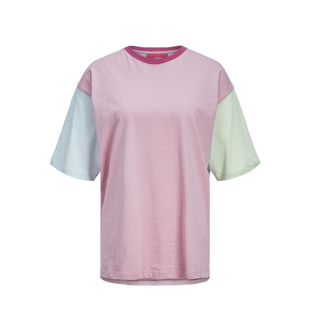 JJXX Damen T-Shirt Andrea SS Loose Every Pink 12211087