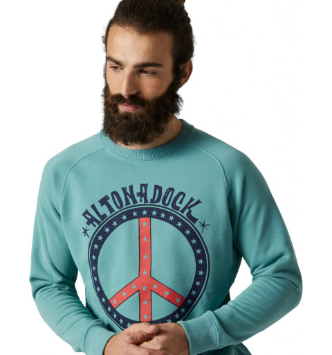 Altonadock Men's Sweatshirt Green Logo 122275030426