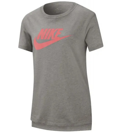 Camiseta Nike Girl NSW Basic Futura cinza AR5088 095