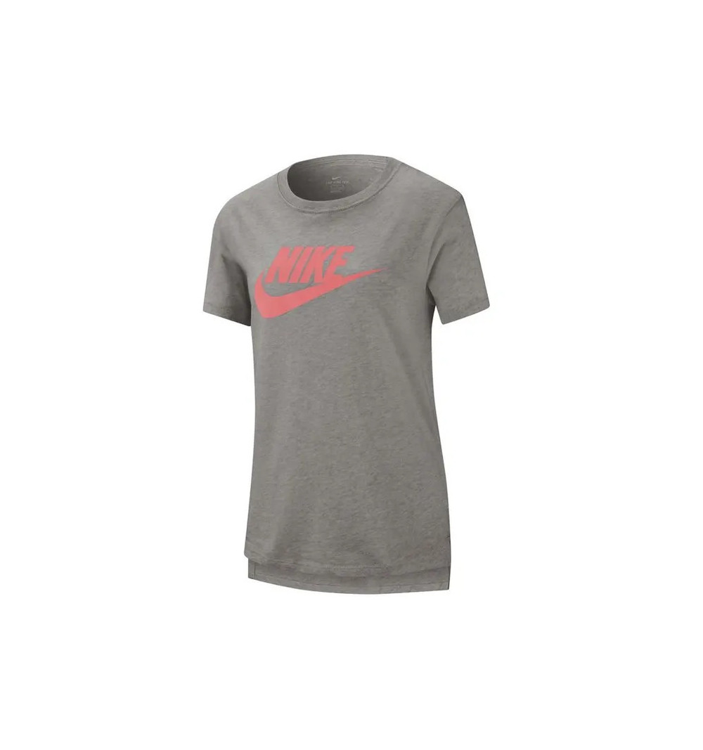 Rubí Insustituible Atlético Nike Girl NSW Basic Futura T-Shirt in Gray AR5088 095