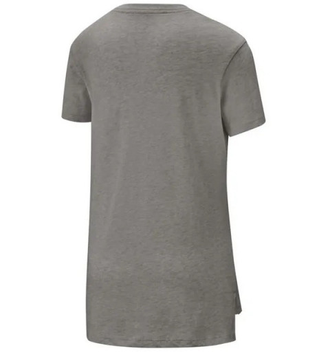 Camiseta Nike Girl NSW Basic Futura cinza AR5088 095