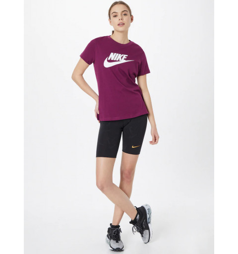Final Guante Redondo Camiseta Nike Mujer NSW Essentials Morada