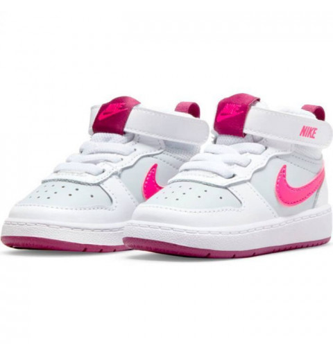 Schuh Nike Mädchen High Court Borough 2 Rosa Platin CD7784 006
