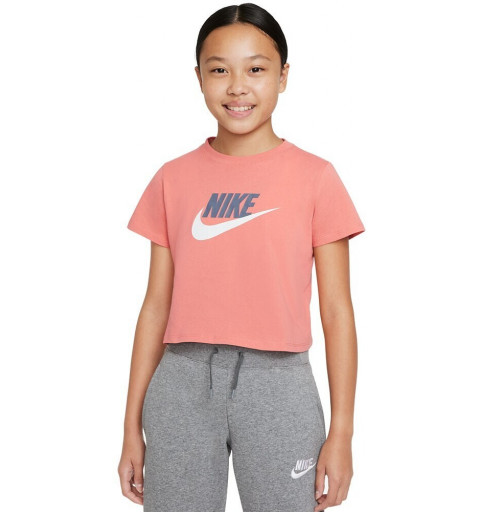 Nike Girl Crop Futura Pink T-shirt DA6925 603