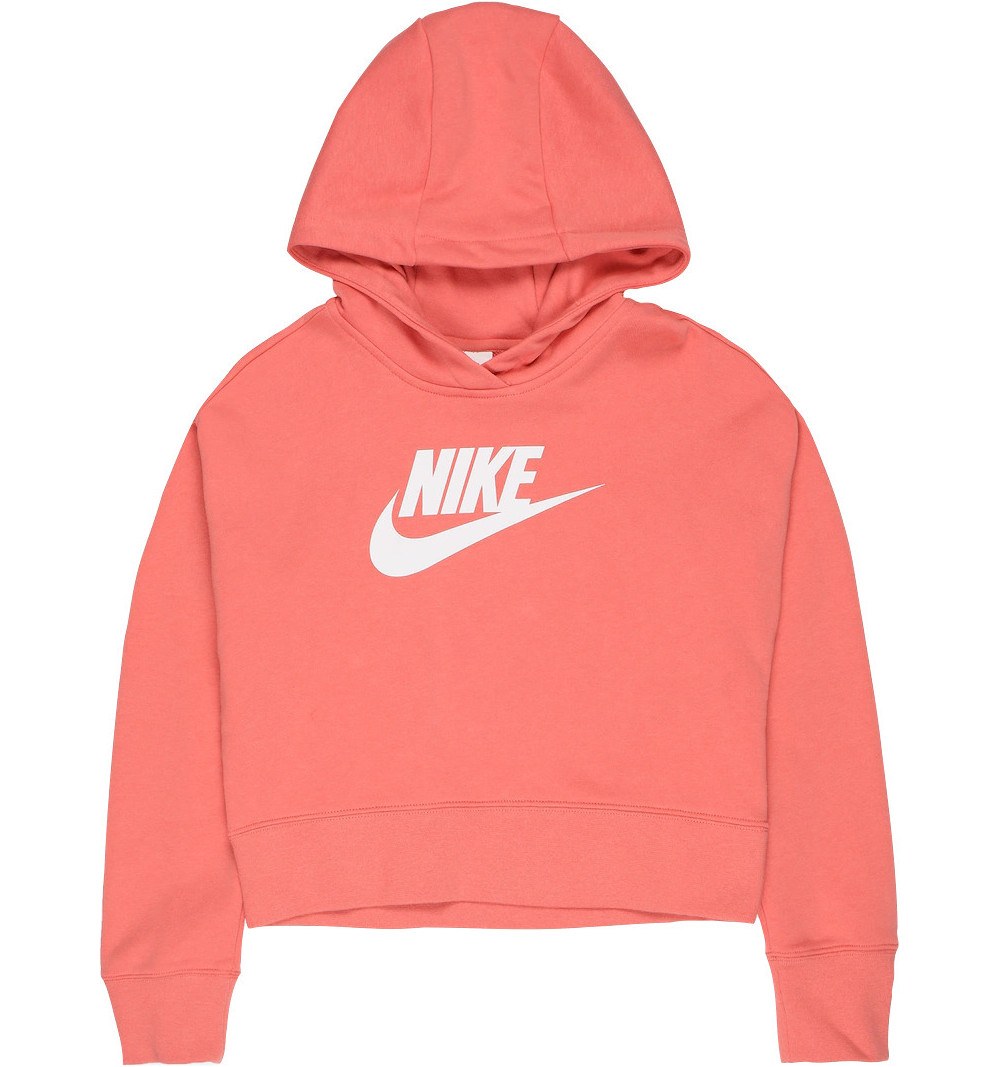 Levántate Ten confianza Preceder Nike Girls Sportswear Club Hooded Sweatshirt Pink DC7210 603