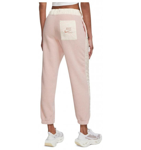 Pantaloni Nike Sportswear Heritage Fleece da donna rosa DD5710 601
