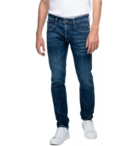 Replay Slim Fit Anbass Eco Blue Jeans M914Q.141.230