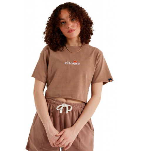T-shirt Ellesse Woman Celesi Cropped Brown SGM14013