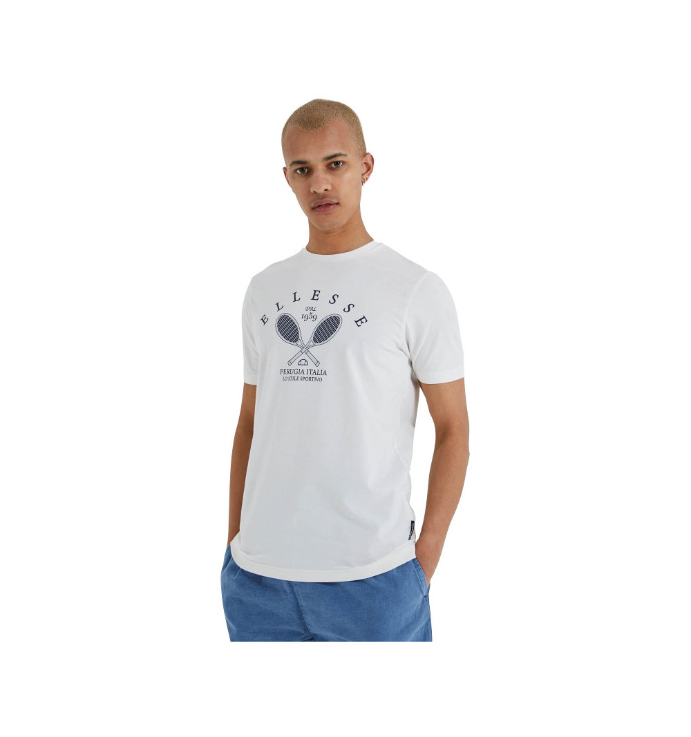 Ellesse T-shirt Homme Valturno Blanc Cassé SHM14093