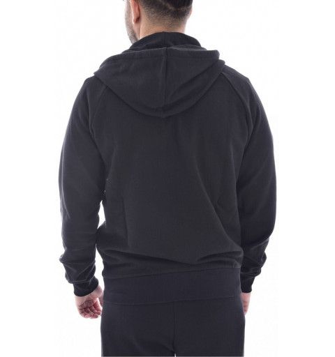 Armani Open Hooded Sweatshirt 111835 135 Black
