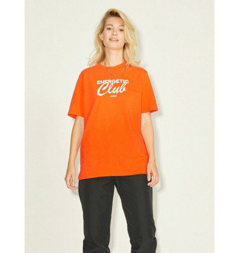 Camiseta JJXX Mujer Bea Relaxed Vintage Naranja 12200300