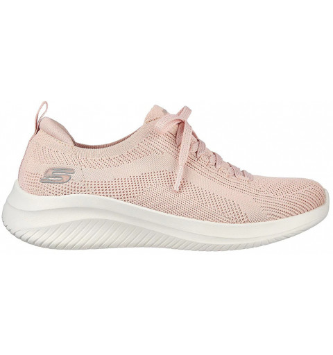 Skechers Women's Ultra Flex Pink Shoe 149854 ROS