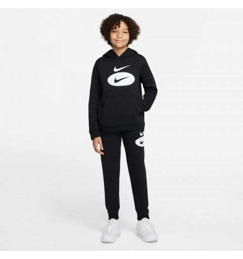 Moletom Nike Kids Sportswear Core de algodão em preto DM8097 010