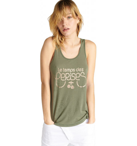 Cerises T-shirt Femme avec Poignées Debtrame Vert FDEBTRAME0000SM171