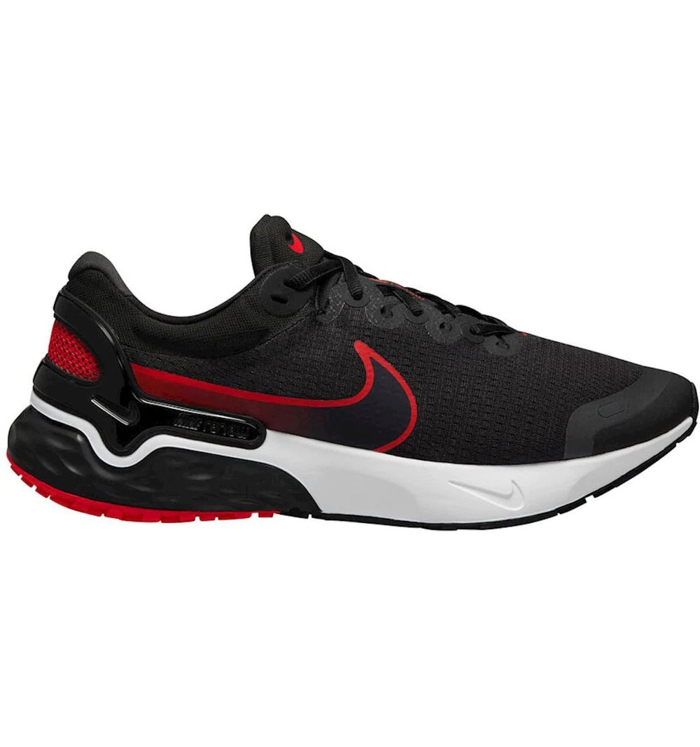 alarma esponja peso Shoe Nike Renew Run 3 Black Red DC9413 002