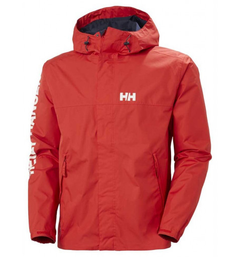 Helly Hansen Ervik Rain Jacket in Red 64032 224